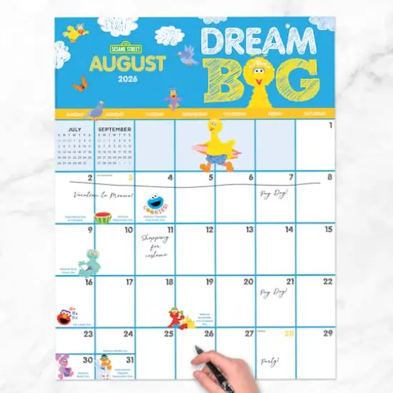 2026 Sesame Street Large Art Poster Wall Calendar {5}