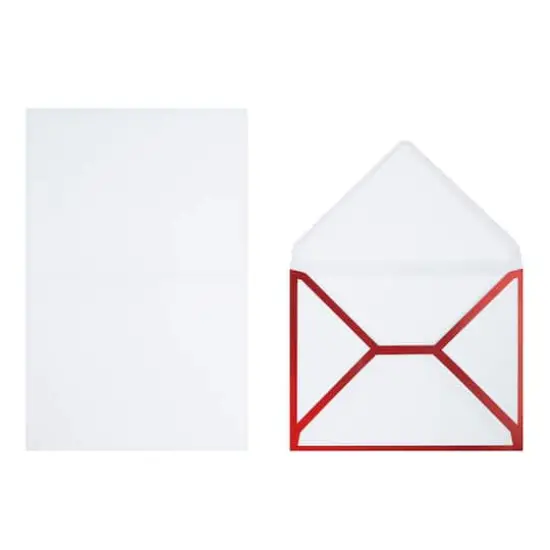 Red Card & Envelope Set by Recollections&trade; {3}