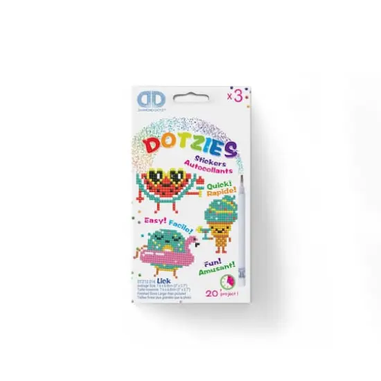 Diamond Dotz&reg; Beginner Lick DOTZIES Stickers Diamond Painting Artwork Kit {3}