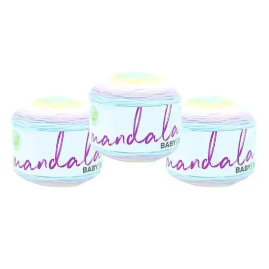 3 Pack Lion Brand&reg; Mandala Baby&reg; Yarn Diagon Alley {1}