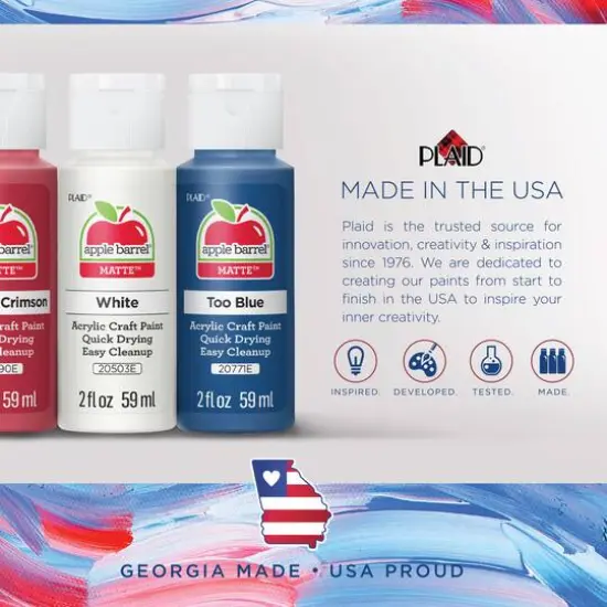 Apple Barrel&reg; Acrylic Fall Colors Paints with Mod Podge Gloss 16 Piece Set {10}