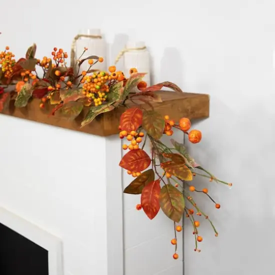 5ft. Pumpkins & Berries Fall Harvest Garland {4}