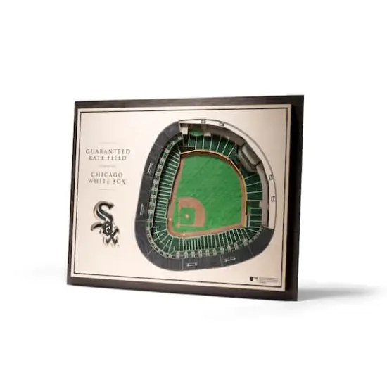 MLB Team 5-Layer StadiumView Wall Art Chicago White Sox {1}