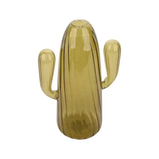 7.5" Tall Glass Cactus by Ashland&reg; Green {3}