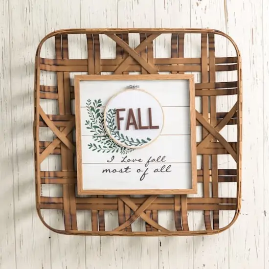 Glitzhome&reg; Bamboo Hanging Tobacco Basket {5}