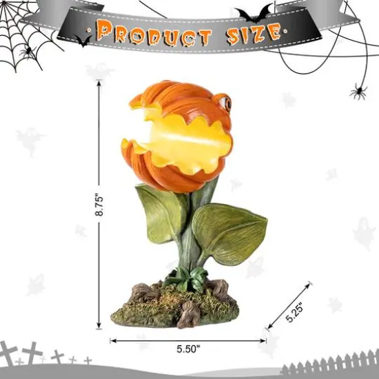 Glitzhome&reg; 8.75"H Halloween Resin Chomper Table Decor {9}