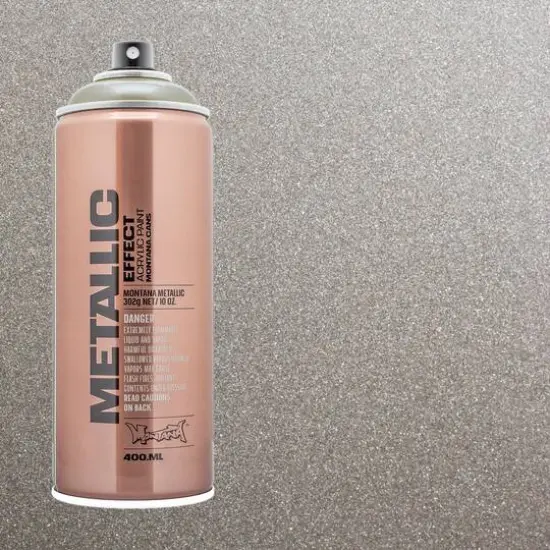 Montana&trade; Cans Metallic Effect Spray Paint, 400mL Titamium {4}