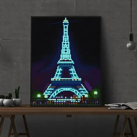 Sparkly Selections Eiffel Tower Glow in the Dark Diamond Art Kit {3}