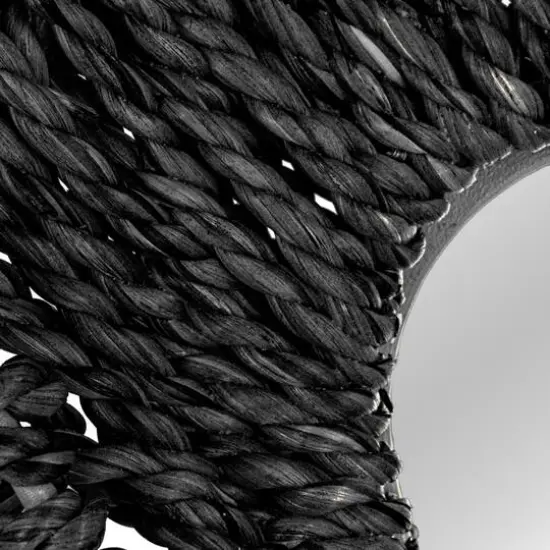 Hello Honey&reg; 37" Black Decorative Cattail Wall Mirror {7}