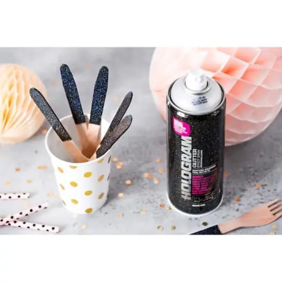 Montana Hologram Glitter Effect Spray Paint {5}