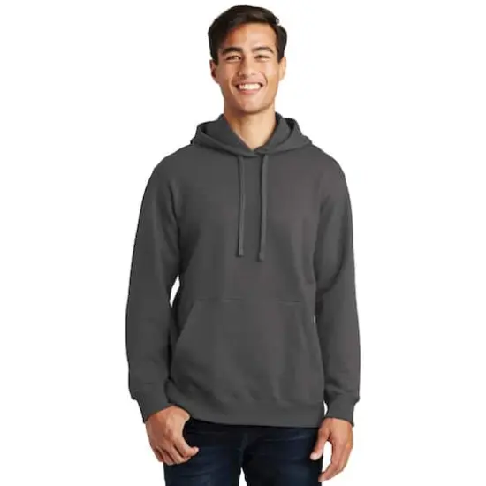 Port & Company&reg; Fan Favorite&trade; Fleece Pullover Hooded Sweatshirt Charcoal {4}