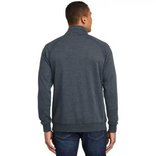 District&reg; 1/4 Zip Lightweight Fleece Heathered Navy {6}