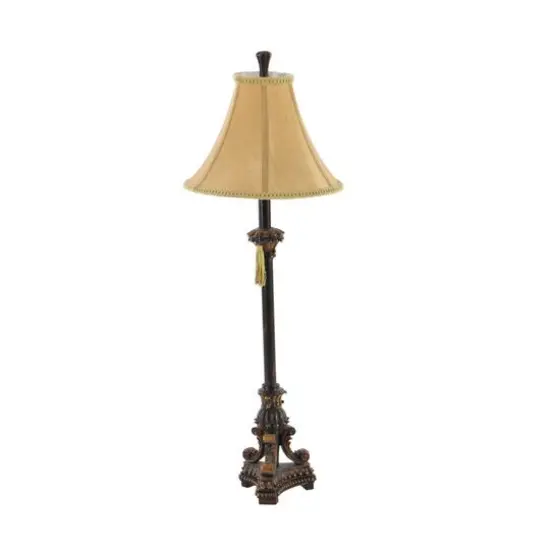 31" Antique Bronze Polystone Tuscan Buffet Lamp {3}