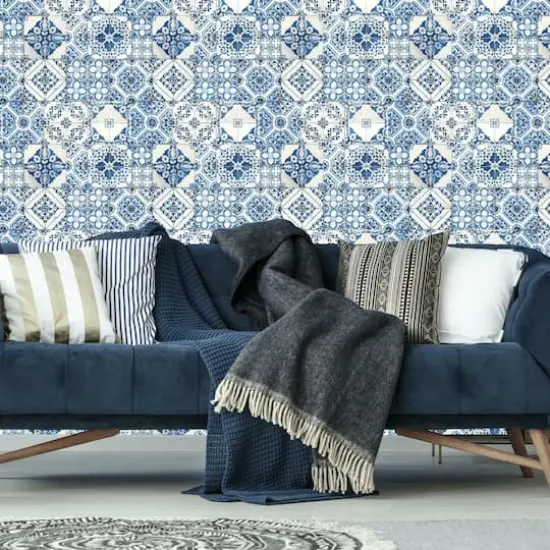 RoomMates Mediterranean Tile Peel & Stick Wallpaper {3}