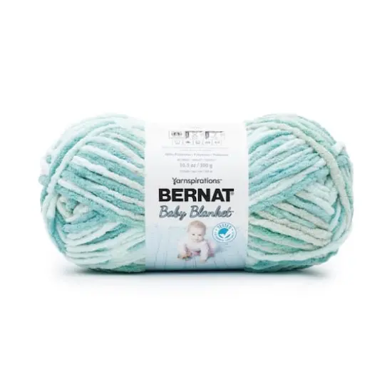 Bernat&reg; Baby Blanket&trade; YarnBaby Blue-Green {1}