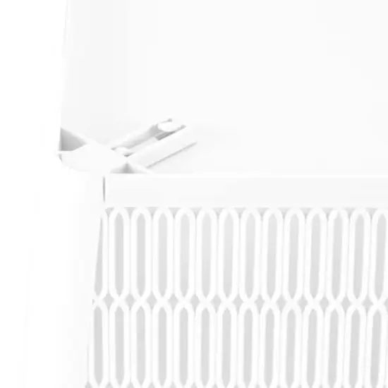 Simplify Slide 2 Stack It Small Storage Tote Baskets, 2ct. White {12}