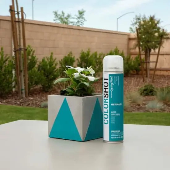 COLORSHOT&reg; Premium Satin Spray Paint Mermaid {7}