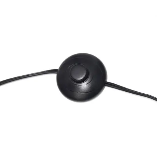 Elegant Designs™ 5ft. Black Organizer Storage Shelf and Wine Rack Floor Lamp {13}