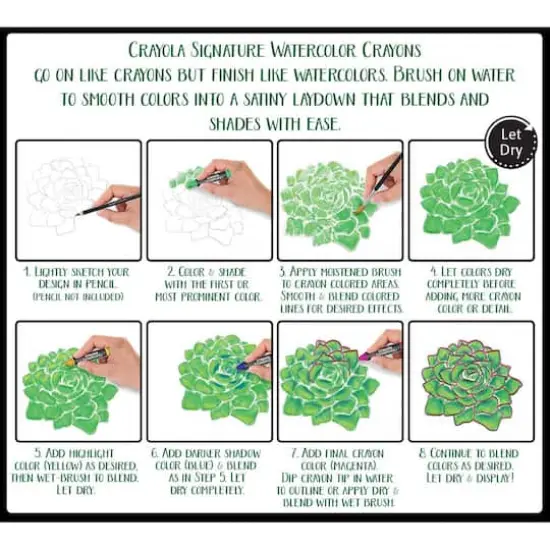 Crayola&reg; Signature Watercolor Crayons {7}