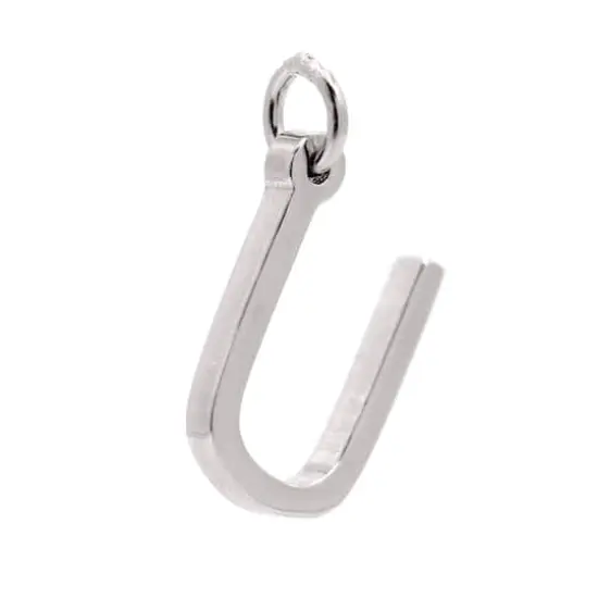 Sterling Silver Alphabet Charm by Bead Landing&trade; U {6}