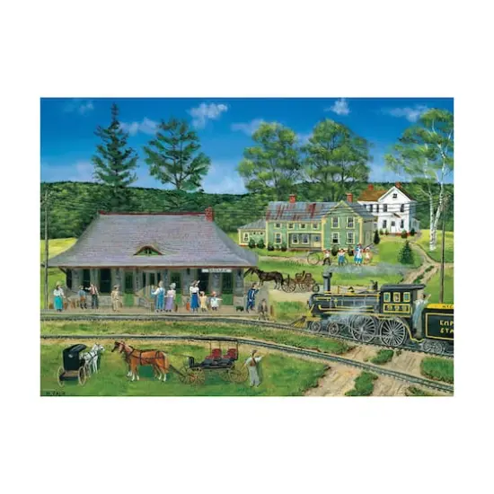 Canaan Station by Bob Fair Family 300 Piece Puzzle {3}