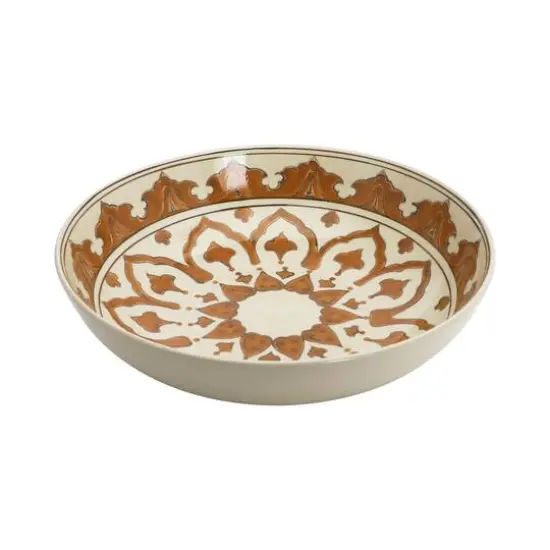 Hello Honey&reg; 14" Hand Painted Ceramic Serving Bowl {1}
