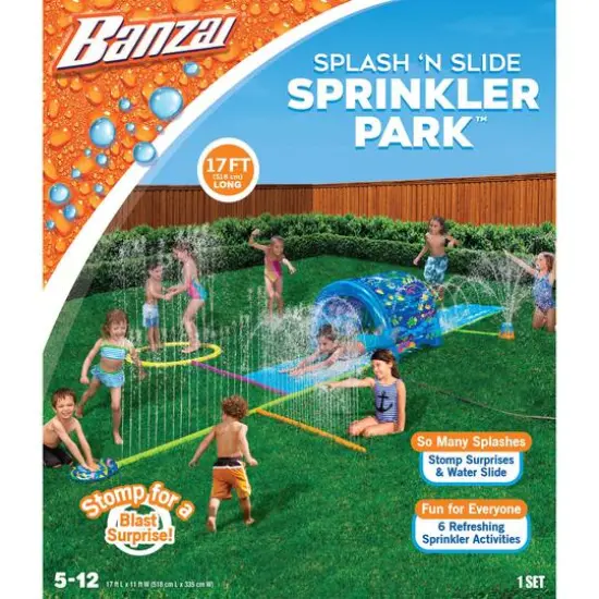Banzai&reg; 17ft. Splash 'N Slide Sprinkler Park&trade; {5}