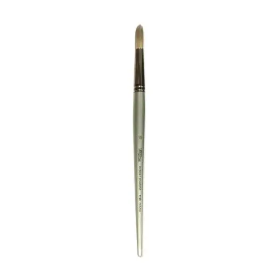 Robert Simmons Titanium Synthetic Long Handle Round Brush, Size 10 {1}