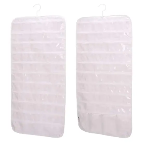 Household Essentials 35" Double-Sided Hanging Jewelry Organizer {7}