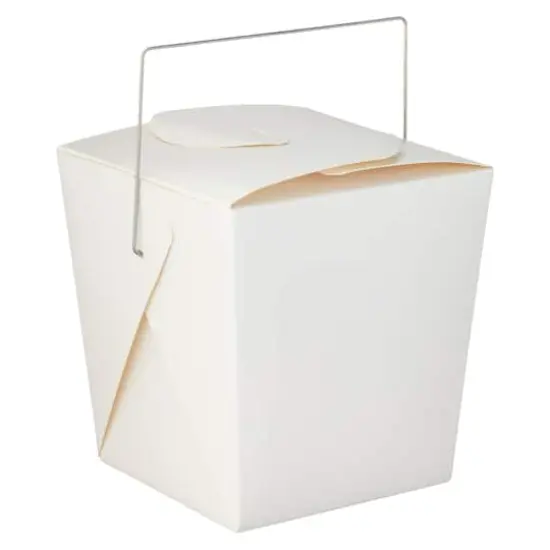 4" White Take-Out Box Set by Celebrate It&trade; {1}