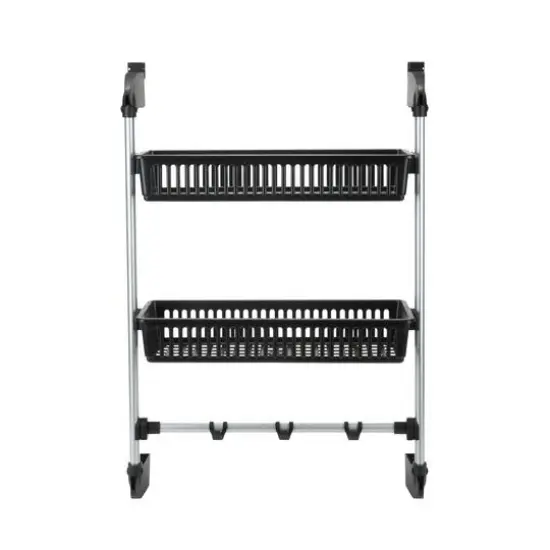Organize It All 2 Basket Over the Door Storage Hook {1}