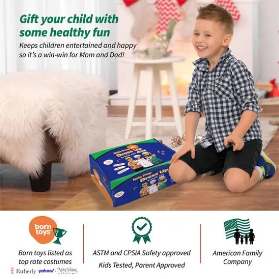 Bintiva Dress Up & Drama Play Helping at Home Costume Trunk Set {6}