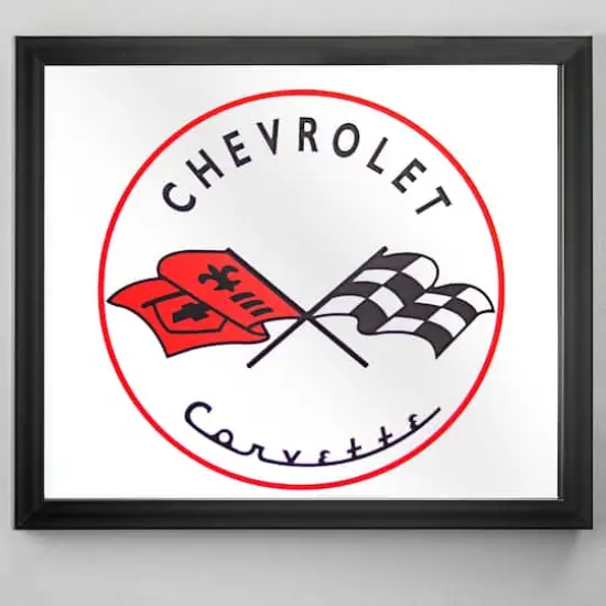 Chevrolet Corvette Printed Accent Mirror {5}