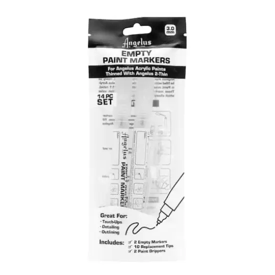 Angelus&reg; Empty Paint Marker Set, 3mm {1}