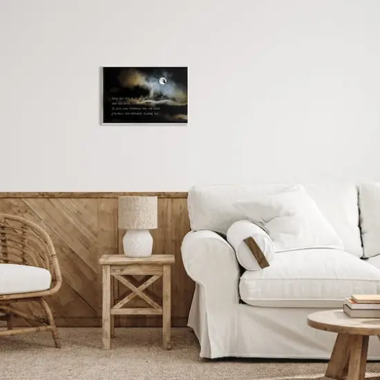 Stupell Industries Witch Flying By Moon Wall Plaque Art {3}