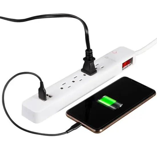 OttLite Charge & Protect Power Strip {3}