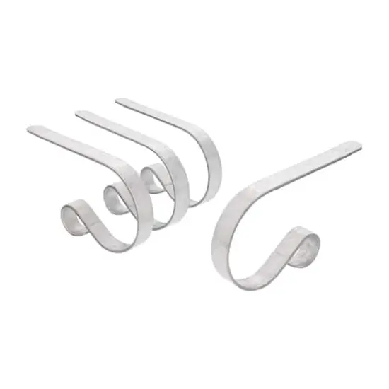 Original MantleClip&reg; Galvanized Stocking Holders, 4ct. {1}