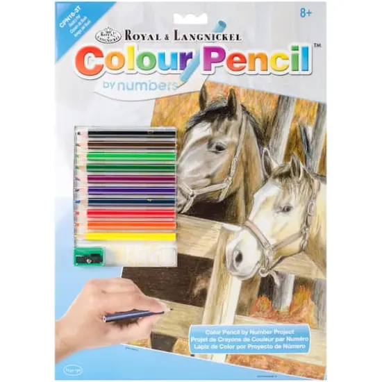 Royal & Langnickel® Buck's Pal Colour Pencil™ by Number Kit {1}
