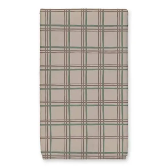 Brown Christmas Word Tree Tea Towel Set {4}