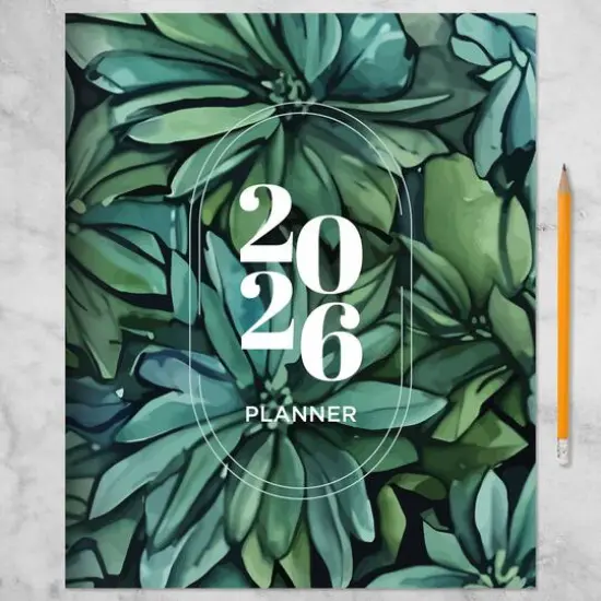 2026 Succulent Large Monthly Planner {5}