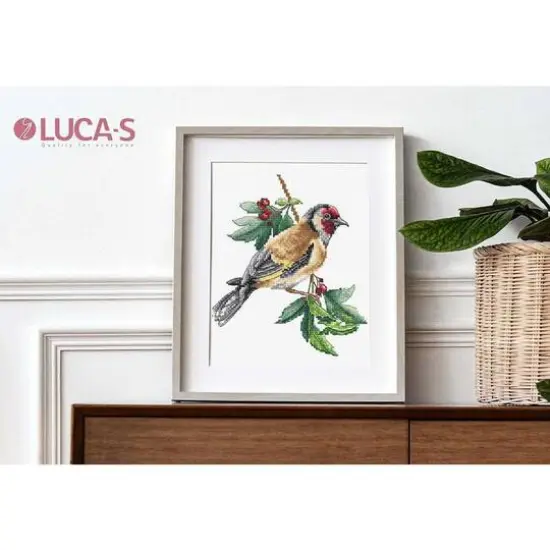 Luca-s Goldfinch Bird Counted Cross Stitch Kit {10}
