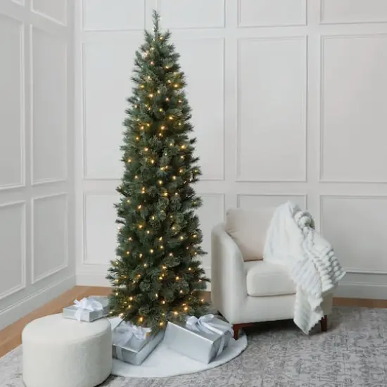 7ft. Pre-Lit Stella Pine Artificial Christmas Tree, Warm White LED Lights by Ashland&reg;  {1}