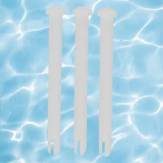 Swim Central 5.5" White Long Lock Pins for Poles & Vacuum Handles for Swimming Pool, 3ct. {3}