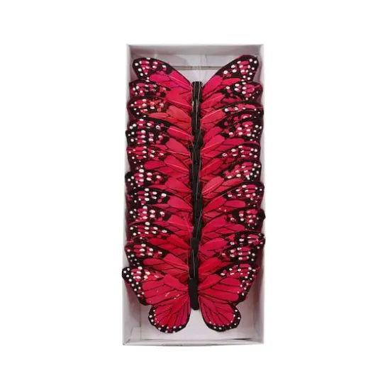 Reliant 5" Red Butterflies, 12ct. {1}