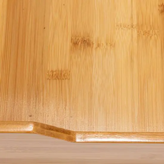 Household Essentials Glidez Bamboo & Steel Slide-Out Storage Organizer {12}