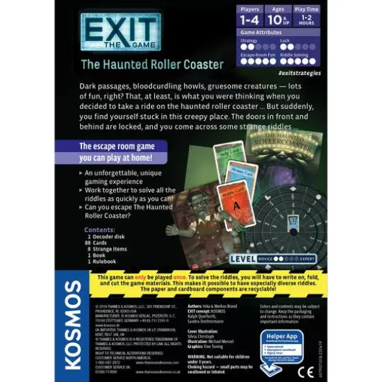 Thames & Kosmos EXIT: The Haunted Roller Coaster Game {3}