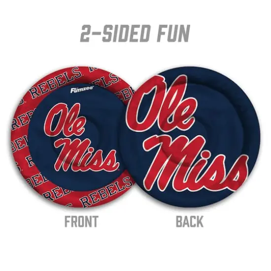 NCAA Flimzee Bean-Bag Flying Disc Mississippi Rebels {3}