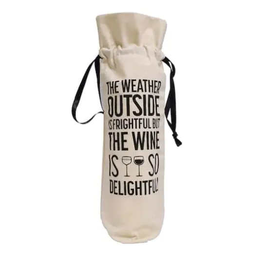 Personality Case&trade; Delightful Canvas Wine Bag {1}
