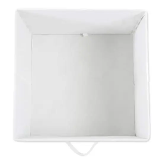 DII&reg; 11" Nonwoven Polyester Chevron Storage Cubes, 2ct. Stone {4}