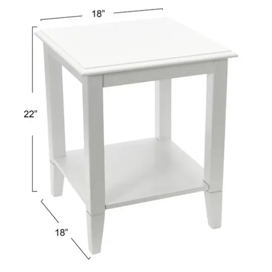 Hello Honey&reg; Pleasantville Wood 2-Tier End Table {3}
